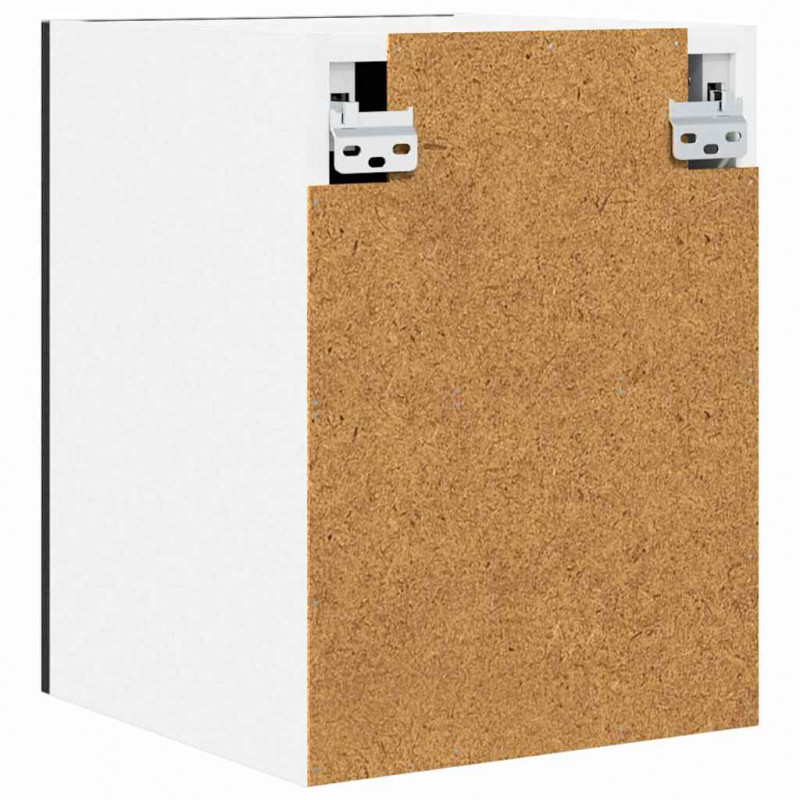 Szafka wisząca 2 pcs Czarny Dąb i Biały 30 x 31 x 40 cm