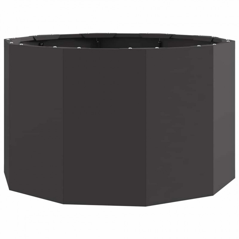 Donica Czarny 60 x 60 x 35 cm Stal
