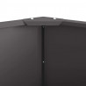 Donica Czarny 60 x 60 x 35 cm Stal