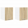 Szafka wisząca Riga 2 pcs Dąb Sonoma i Biały 30 x 31 x 40 cm