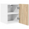 Szafka wisząca Riga 2 pcs Dąb Sonoma i Biały 30 x 31 x 40 cm