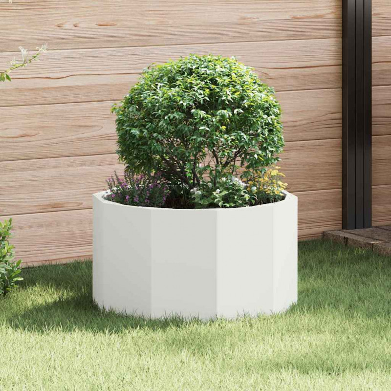 Donica Biały 60 x 60 x 35 cm Stal