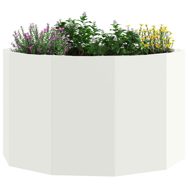 Donica Biały 60 x 60 x 35 cm Stal