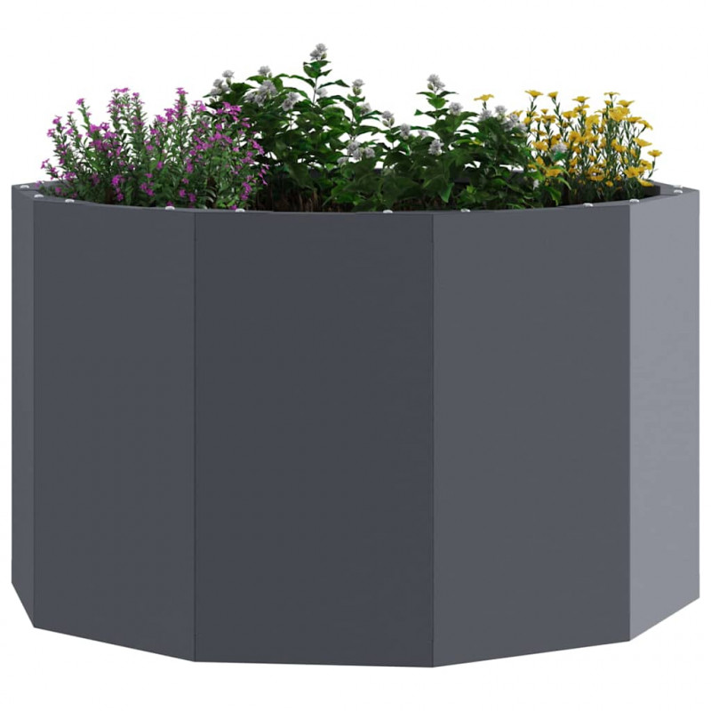 Donica Antracyt 60 x 60 x 35 cm Stal