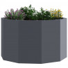 Donica Antracyt 60 x 60 x 35 cm Stal