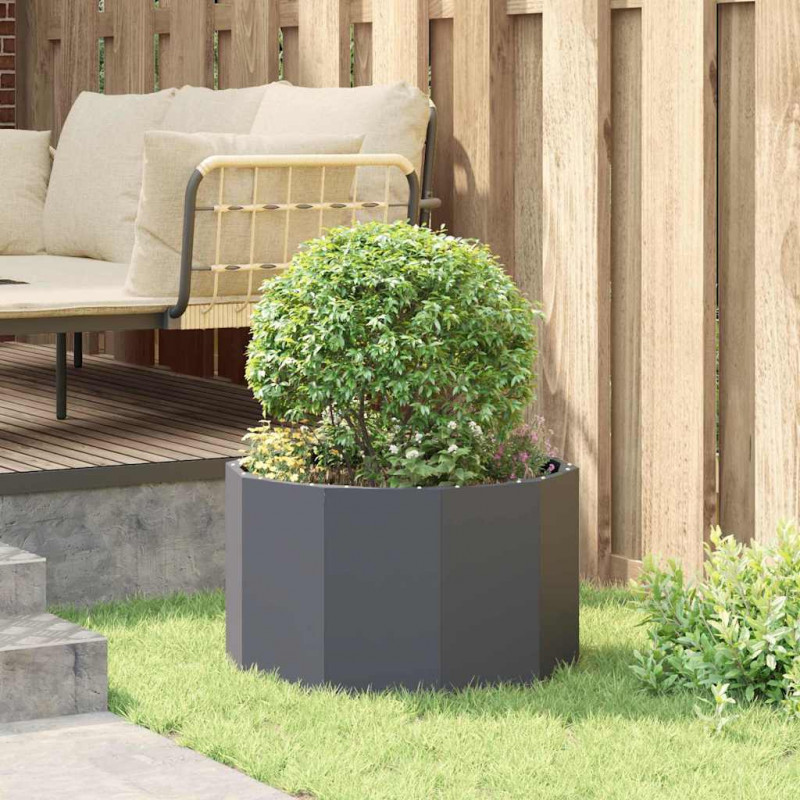 Donica Antracyt 60 x 60 x 35 cm Stal