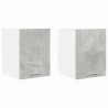 Szafka wisząca 2 pcs Betonowa szarość i biel 30 x 31 x 40 cm