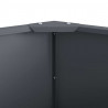 Donica Antracyt 60 x 60 x 35 cm Stal