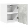 Szafka wisząca 2 pcs Betonowa szarość i biel 30 x 31 x 40 cm