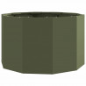 Donica Zielony oliwkowy 60 x 60 x 35 cm Stal