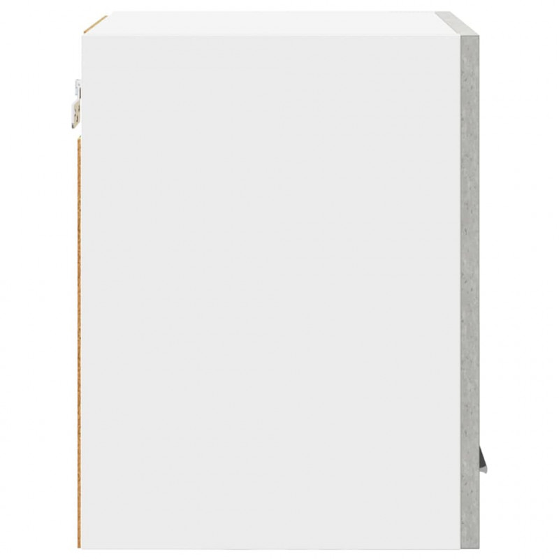 Szafka wisząca 2 pcs Betonowa szarość i biel 30 x 31 x 40 cm