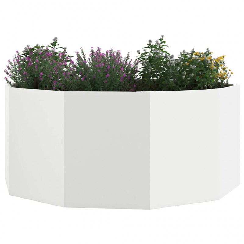 Donica Biały 120 x 120 x 50 cm Stal