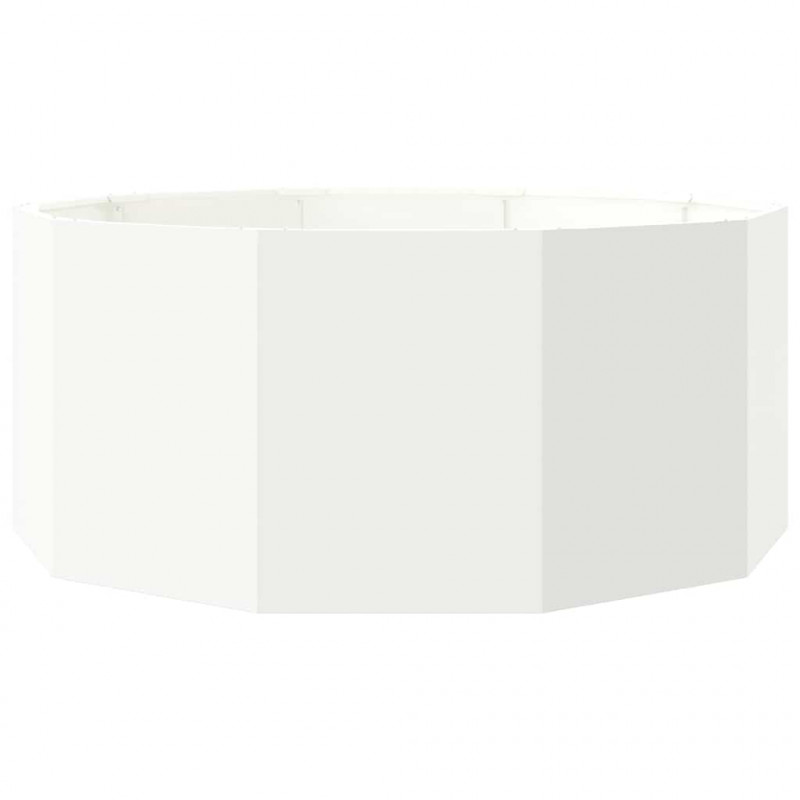 Donica Biały 120 x 120 x 50 cm Stal