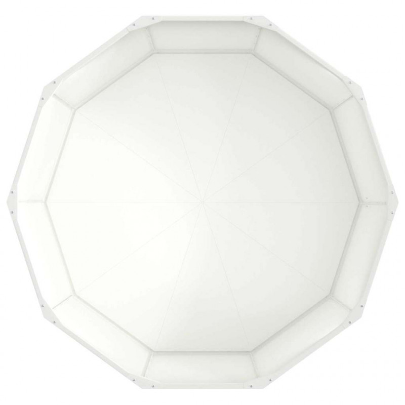 Donica Biały 120 x 120 x 50 cm Stal