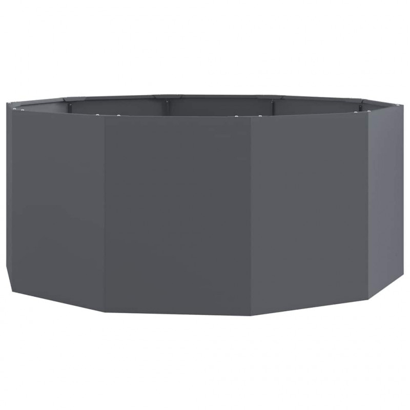 Donica Antracyt 120 x 120 x 50 cm Stal
