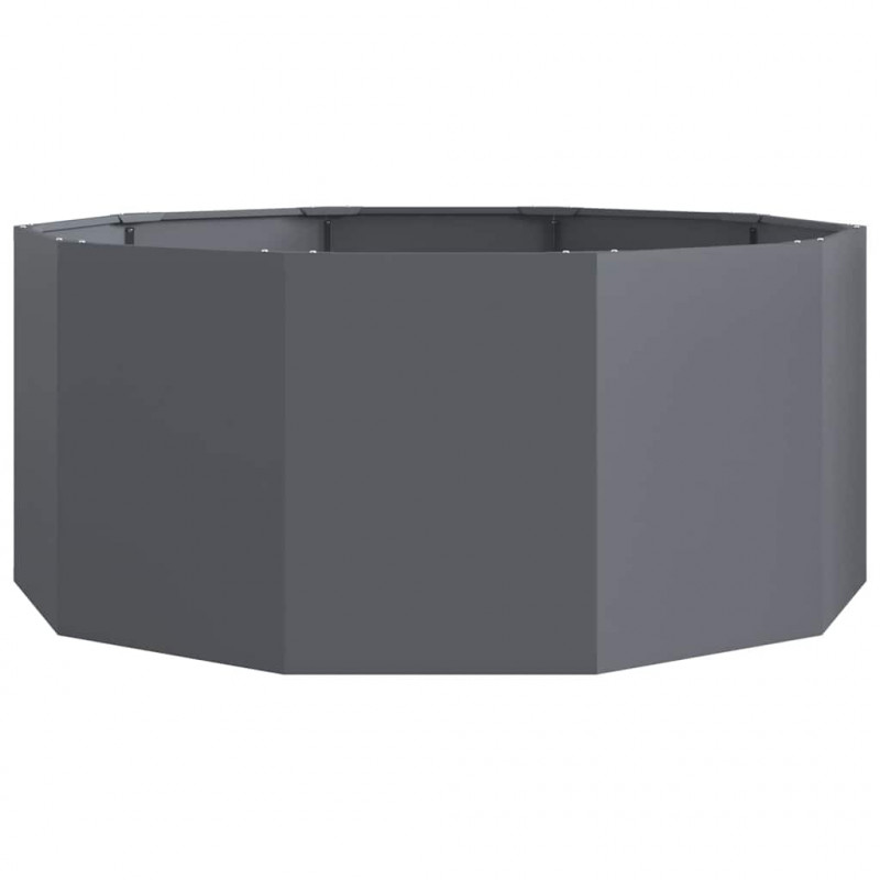 Donica Antracyt 120 x 120 x 50 cm Stal