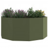 Donica Zielony oliwkowy 120 x 120 x 50 cm Stal