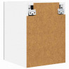 Szafka wisząca 2 pcs Szary Sonoma i Biały 30 x 31 x 40 cm
