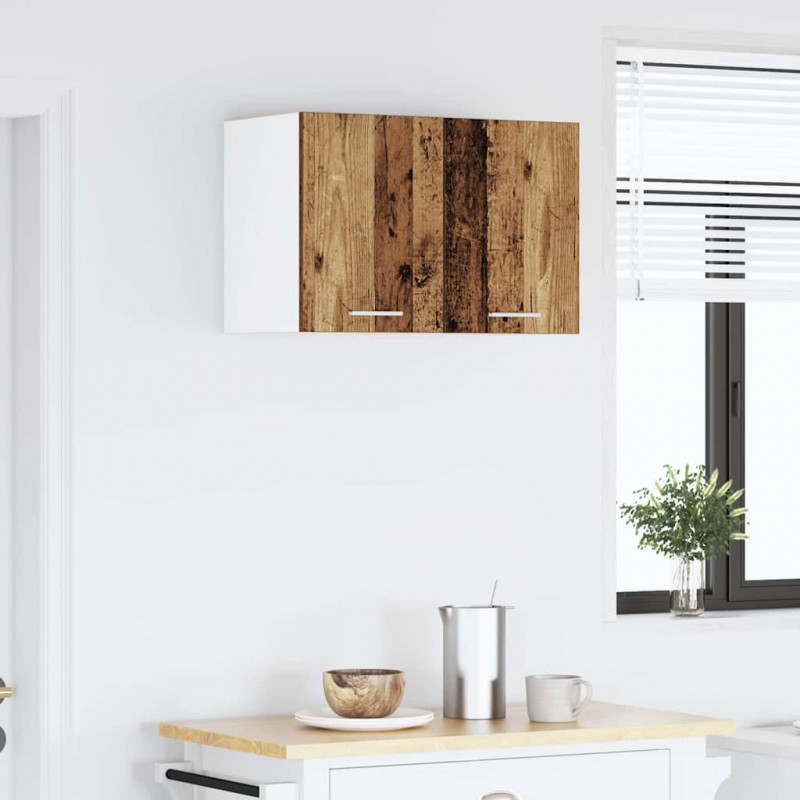Szafka wisząca 2 pcs Stare Drewno i Biały 30 x 31 x 40 cm