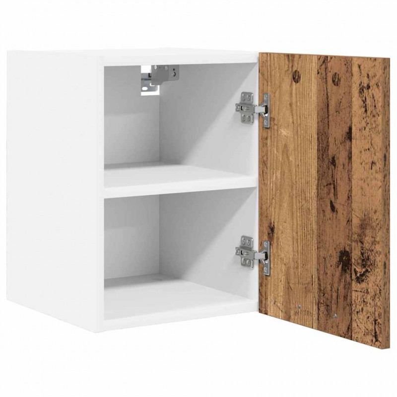 Szafka wisząca 2 pcs Stare Drewno i Biały 30 x 31 x 40 cm