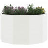 Donica Biały 90 x 90 x 50 cm Stal