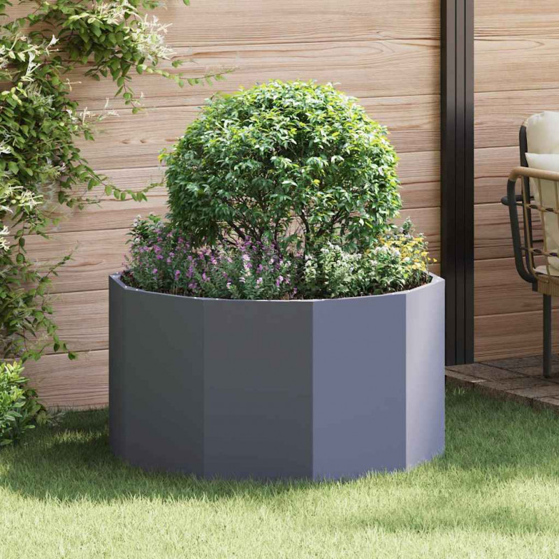 Donica Antracyt 90 x 90 x 50 cm Stal
