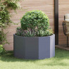Donica Antracyt 90 x 90 x 50 cm Stal