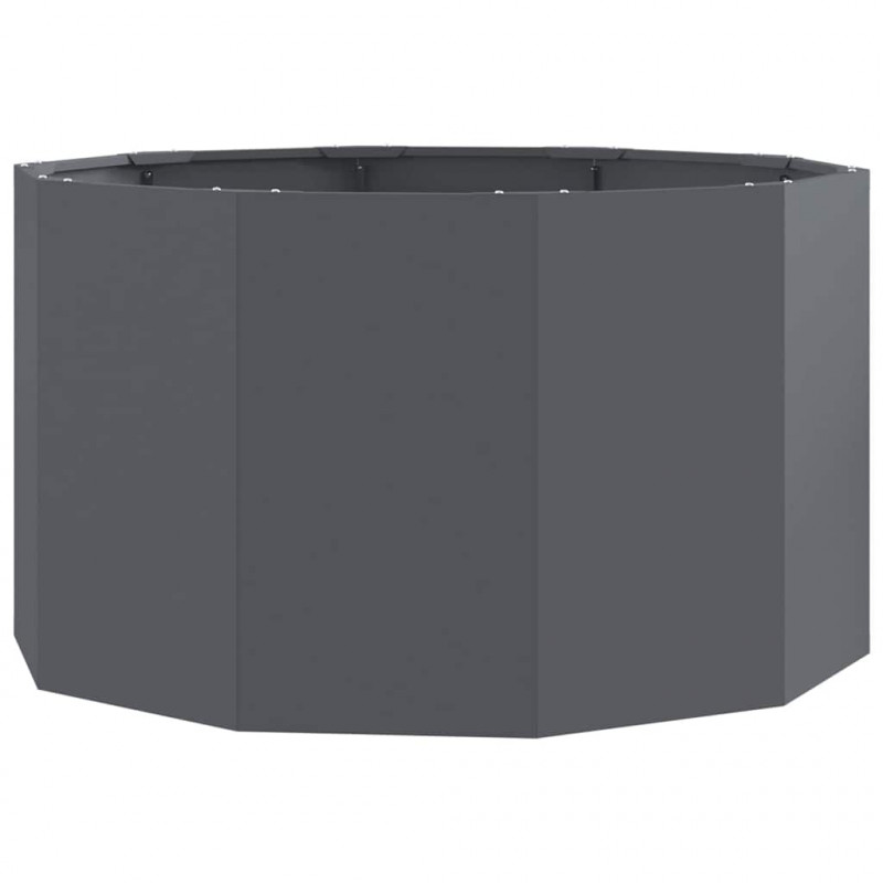Donica Antracyt 90 x 90 x 50 cm Stal