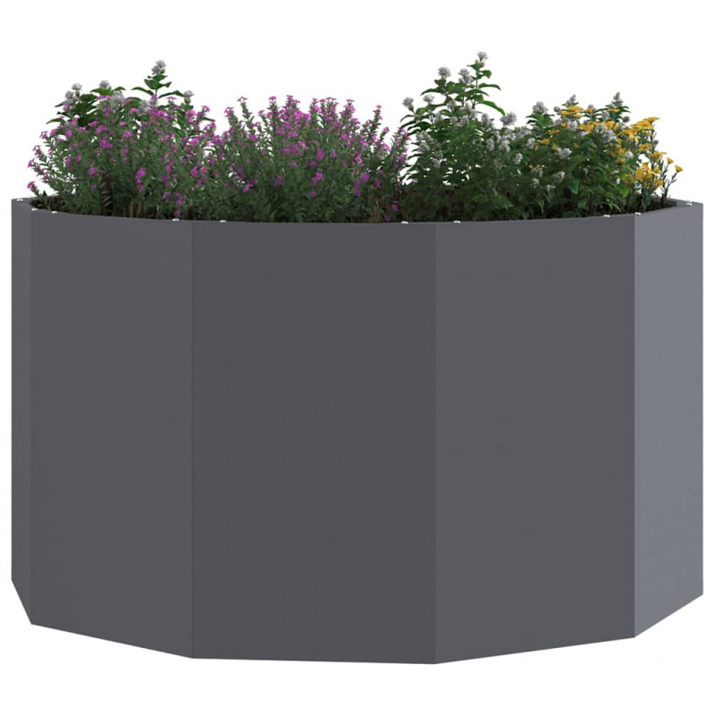 Donica Antracyt 90 x 90 x 50 cm Stal