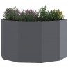 Donica Antracyt 90 x 90 x 50 cm Stal