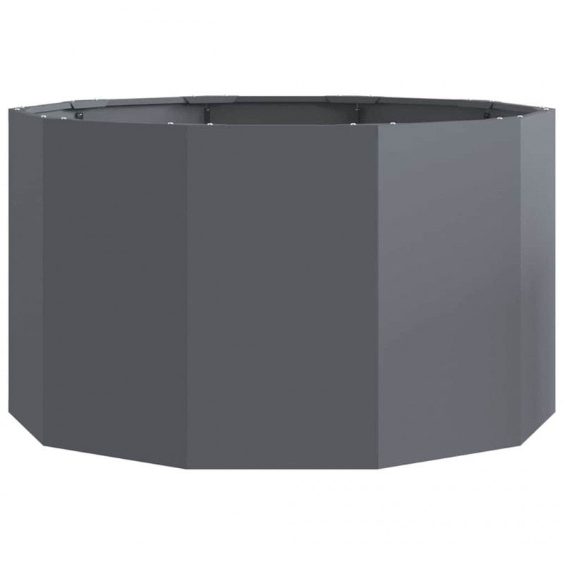 Donica Antracyt 90 x 90 x 50 cm Stal