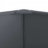 Donica Antracyt 90 x 90 x 50 cm Stal