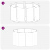 Donica Antracyt 90 x 90 x 50 cm Stal