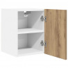 Szafka wisząca 2 pcs Dąb rzemieślniczy i biały 30 x 31 x 40 cm