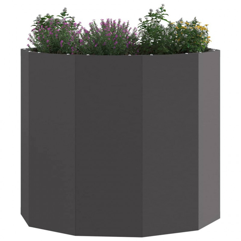 Donica Czarny 60 x 60 x 50 cm Stal