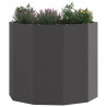 Donica Czarny 60 x 60 x 50 cm Stal