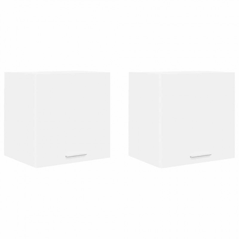 Szafka wisząca z przechowywaniem 2 pcs Biały 40 x 31 x 40 cm