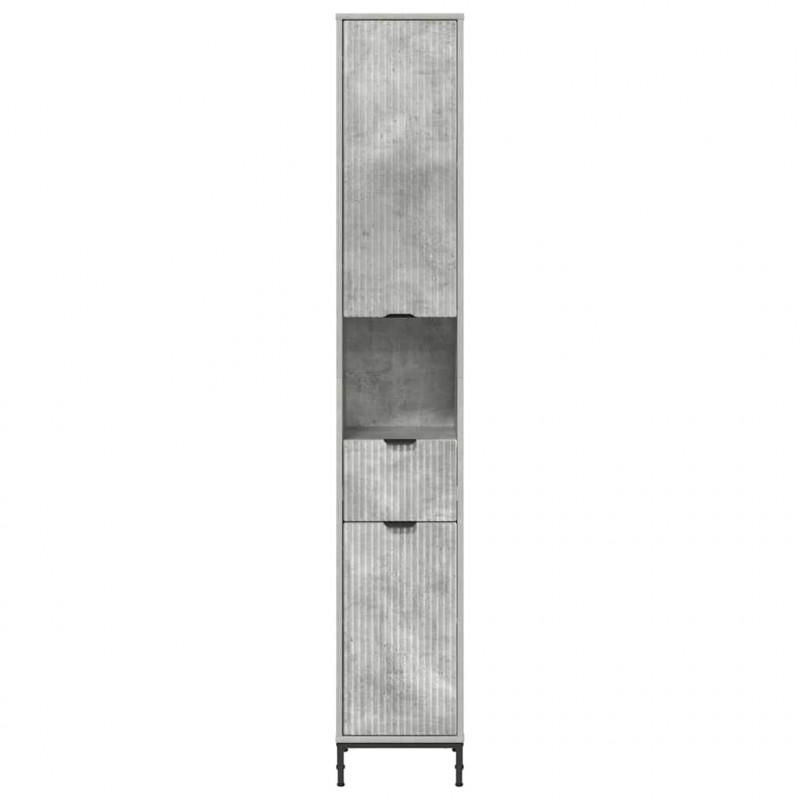 Szafka Łazienkowa z szufladą Betonowy szary 31,5 x 33 x 190 cm