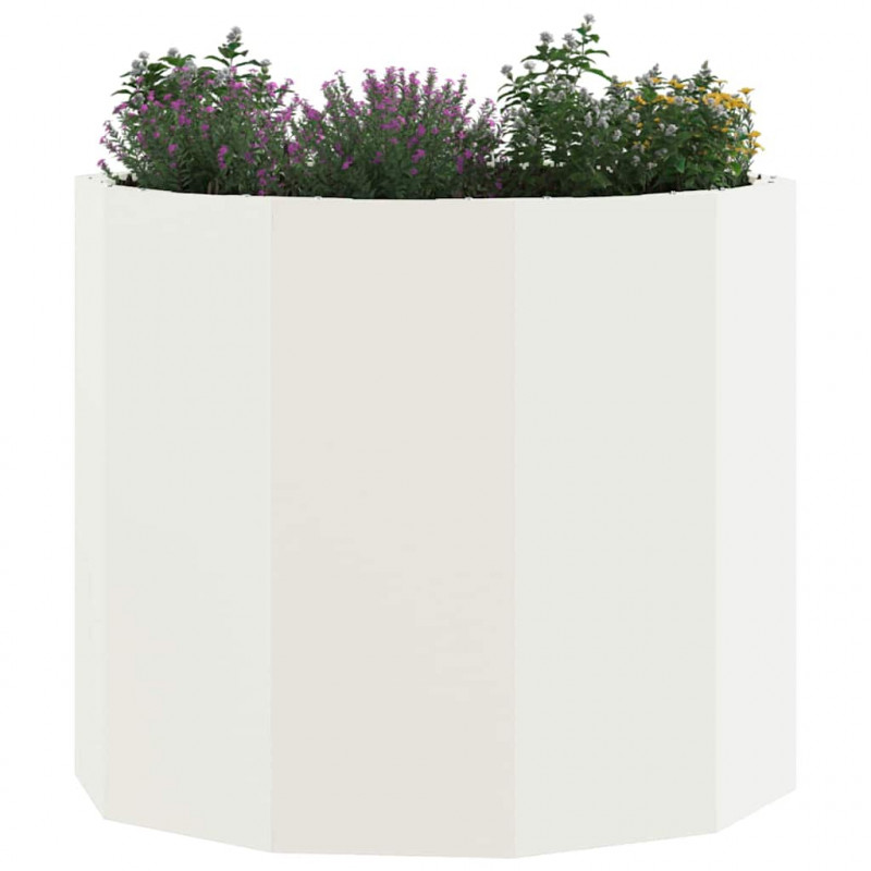 Donica Biały 60 x 60 x 50 cm Stal