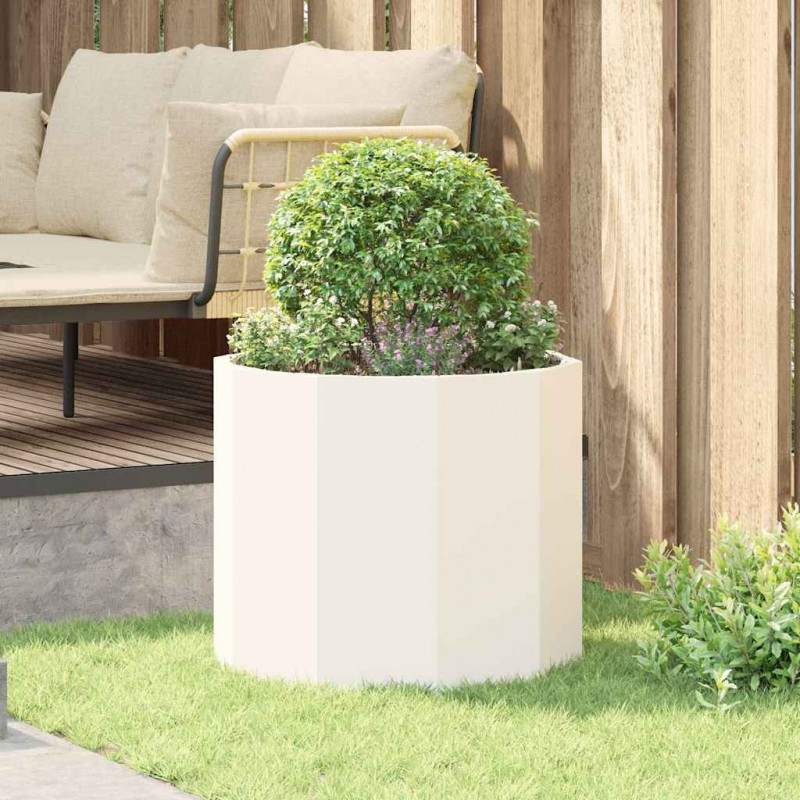 Donica Biały 60 x 60 x 50 cm Stal