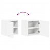 Szafka wisząca z przechowywaniem 2 pcs Biały 40 x 31 x 40 cm
