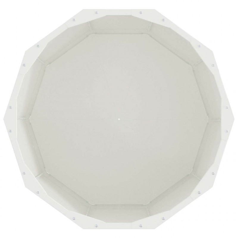 Donica Biały 60 x 60 x 50 cm Stal
