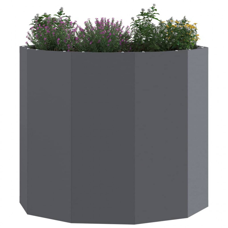 Donica Antracyt 60 x 60 x 50 cm Stal