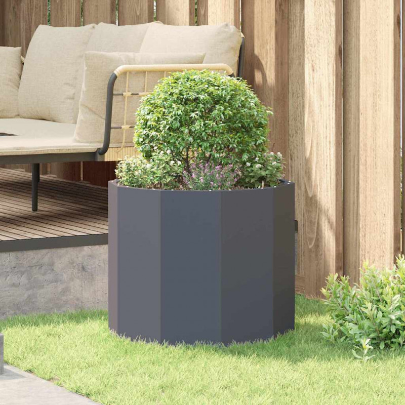 Donica Antracyt 60 x 60 x 50 cm Stal