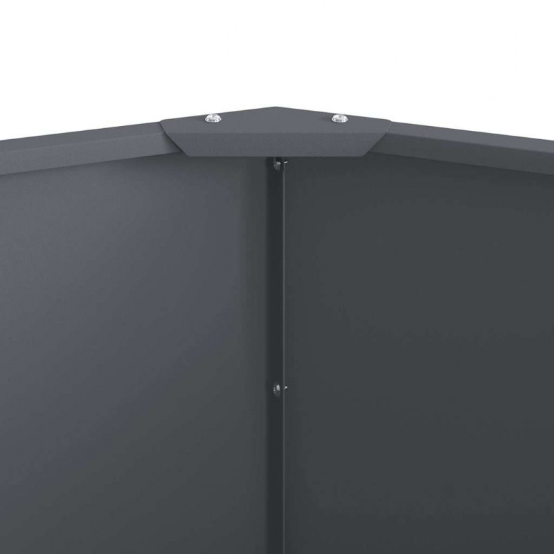 Donica Antracyt 60 x 60 x 50 cm Stal