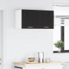 Szafka wisząca 2 pcs Czarny Dąb i Biały 40 x 31 x 40 cm
