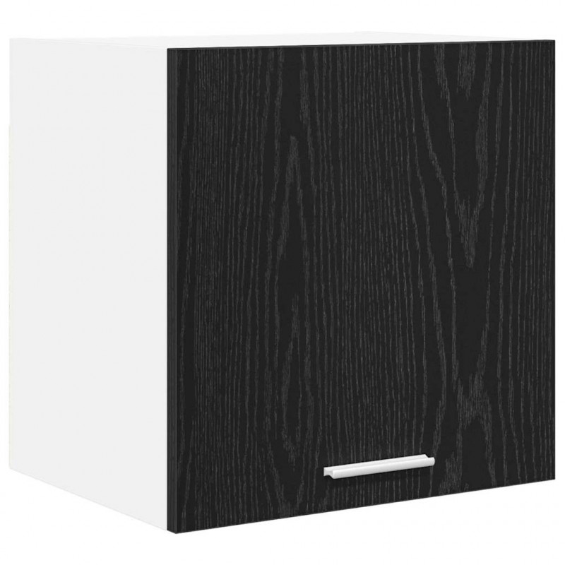 Szafka wisząca 2 pcs Czarny Dąb i Biały 40 x 31 x 40 cm