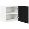 Szafka wisząca 2 pcs Czarny Dąb i Biały 40 x 31 x 40 cm