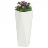 Donica Biały 30 x 30 x 75 cm Stal