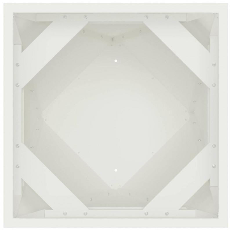 Donica Biały 30 x 30 x 75 cm Stal